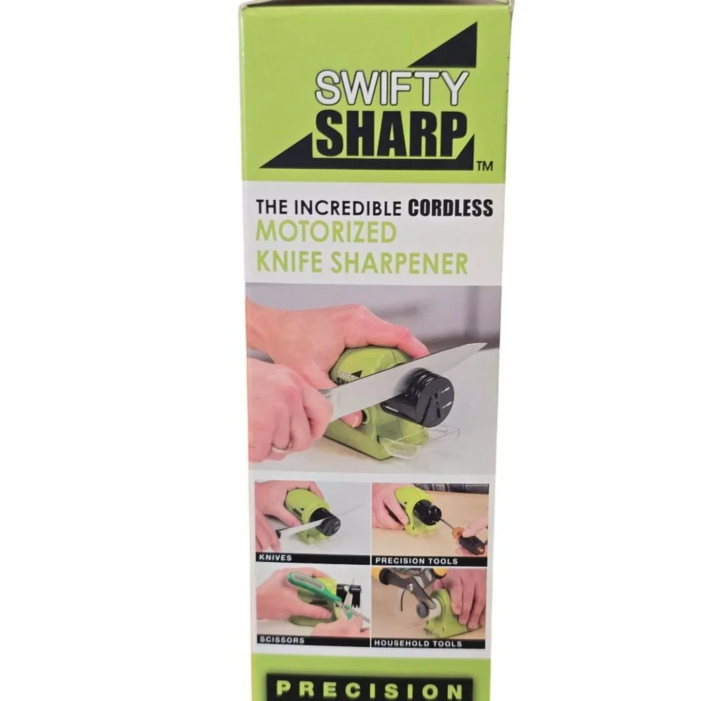 Swifty Sharp Cordless Motorized Knife Sharpener Precision Power Sharpening